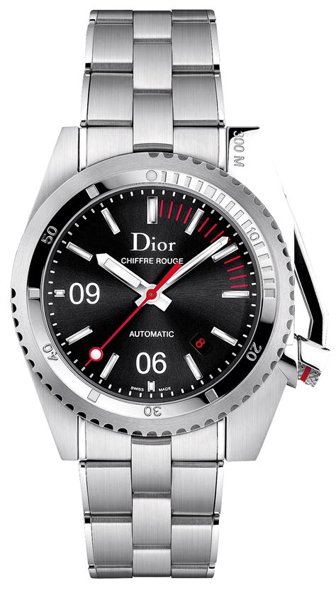 dior men's watch|Dior chiffre rouge watch.